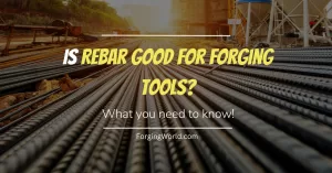 image of rebar steel ready to be forged into tools