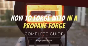 forge welding with a propane forge