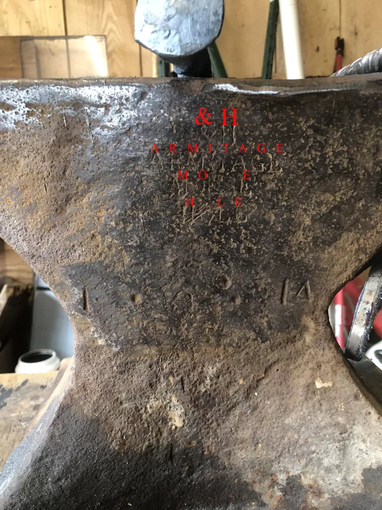 clarification of the writing on a mousehole anvil